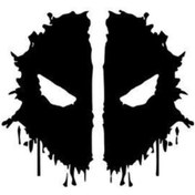 Resim Deadpool Oto-motor-laptop-duvar-dekor 20 X 18 Cm 