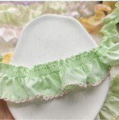 Resim Elmpaly Pembe Mavi 90cm Çiçeksi Dantel Trimi Dıy Kıyafet Şapka Dekorasyonu 