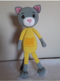 Resim Amigurumi Cepli Kedi 