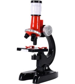 Resim Aubyhe Çocuklar İçin Biyoloji Mikroskobu - 1200x Büyütme, Led Işık, Bilimsel Deneme Eğitimi Aleti Pil Dahil Değil Çok Renkli 