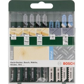 Resim Bosch Pst 800 Dekupaj Testere Makinası+10 Parça Metal Ahşap Testere Bıçağı 