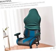 Resim FUNOMOCYA Esnek Bilgisayar Sandalyesi Kolçak Koruyucu Ofis Koltuğu Kılıfı Dayanıklı Geçirmez Örtü Gaming ve Çalışma Sandalyeleri 