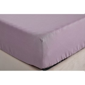 Resim Colourful Fitted Çarşaf Çift Kişilik - Lila 