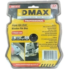 Resim Dmax DMX-4518 Ahşap Eğe Törpü Diski 90 mm 