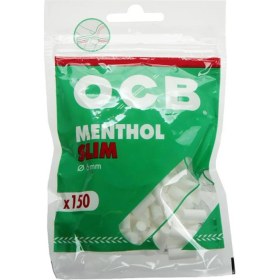 Resim Ocb Slim Mentollü Tutun Filtresi Ocb Sigara Sünger Ağızlık Zıvana 