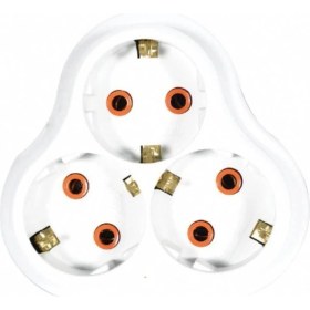 Resim Boss And Muse Beyaz Topraklı Golyat Üçlü Grup Priz AXE9F-CZ6K 