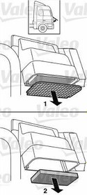 Resim POLEN FILTRESI MERCEDES SPRINTER B901 B905 . VW LT 28-35-46 KARBONLU 
