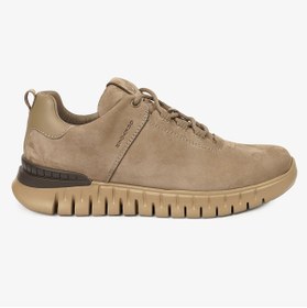 Resim Greyder 17632 Erkek Vizon Hakiki Deri Sneaker Ayakkabı 