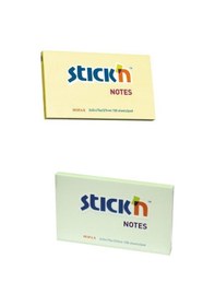 Resim Hopax Stickn 76X127 100 Yaprak Yapışkanlı Not Kağıdı Sarı 