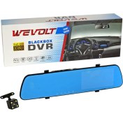 Resim Nyf Wevolt Dvr Kayıt Cihazı 4,3 Inç Dikiz Ayna Ekranlı Çift Kameralı 