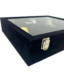 Resim Dijital Çarşı Richbox 20'li Saat Kutusu Süet Siyah 