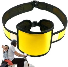 Resim Çocuk Güvenliği Motosiklet Koşum Takımı | Çok Fonksiyonlu Ayarlanabilir Emniyet Kemeri | Scooter yolcu aksesuarları, işe gidip gelme seyahati için dış mekan ekipmanları 