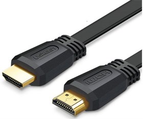 Resim Ugreen Yüksek Hızlı 4K HDMI Flat Kablo-5 Metre Siyah 