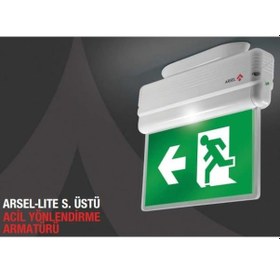 Resim Arsel Dali-Arselite Ae-1223-S-Dali Sıva Üstü Led'Li Acil Çıkış Yö 