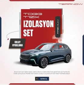Resim Togg T10x 2023-2024 Trim Ses Önleyici Konfor/izolasyon Set - Si 