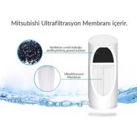 Resim Storemax Water Uf Membran Filtreli Musluk Ucu Arıtıcı / 3 Adet Uf Membran Filtreli KARTUŞ/GW-D01P2 