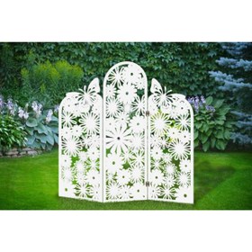 Resim Liar Dekor Liar Ahşap Paravan - Lpr-222 -(BEYAZ) 