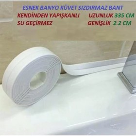 Resim WHB Banyo Küvet Lavabo Tezgah Su Sızdırmaz Kenar Bant - 3,2 M x 38 mm 