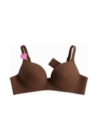 Resim Bonbon Kadın Lazer Kesim Hayalet Balensiz Destekli Sütyen Eln Push Up Bb2039 Kahve 