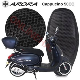 Resim Arora Cappucino 50Cc Motosiklet Sele Kılıfı 3D Çift Katlı File 6M 