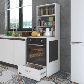 Resim Kenzlife ankastre fırın dolabı gönül byz 165*60*56 mutfak çekmeceli 