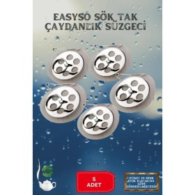 Resim Beleşe 5 Adet Çaydanlık Içi Süzgeç Demlik Içi Çay Süzgeçi 