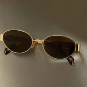 Resim Unisex Preppy Stili Oval Moda Gözlükleri, Cilalı Metal Çerçeve ve Ayna Gözlükler - Geniş Uyum, Metal ve Asetat Yapı, Günlük Giyim İçin Tam Çerçeveli Tasarım, Şık Dekoratif Gözlükler, Moda Gözlükler, Dayanıklı Gözlükler 