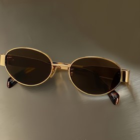 Resim Unisex Preppy Stili Oval Moda Gözlükleri, Cilalı Metal Çerçeve ve Ayna Gözlükler - Geniş Uyum, Metal ve Asetat Yapı, Günlük Giyim İçin Tam Çerçeveli Tasarım, Şık Dekoratif Gözlükler, Moda Gözlükler, Dayanıklı Gözlükler 