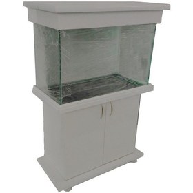 Resim Kanki Pet 100 Cm Mobilyalı Lüks Akvaryum Mdf Beyaz 
