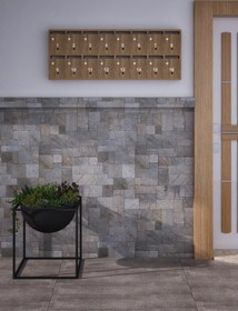 Resim rafineritasarım Posta Kutusu Kilitli Sistem Kahverengi 16'lı 