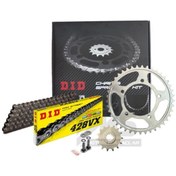 Resim D.I.D Did 428vx-jt 2011-2017 Honda Cbr 125 R Uyumlu Zincir Dişli Set Çelik Renk 