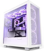 Resim Nzxt CM-H71FW-01 H Series H710i V1 2022 Flow Edition ATX Mid Tower Beyaz Kasa Nzxt