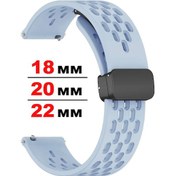 Resim Kıngnob Silikon Saat Kayışı 18 20 22 Mm + Samsung Uyumlu Amazfit Huawei 327993060 