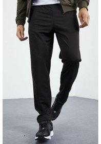 Resim Tommy Life Camel - Siyah Dik Yaka Fermuarlı Standart Kalıp Klasik Paça Erkek Eşofman Takımı - 85162 Kahverengi - Siyah 