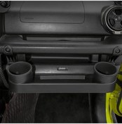 Resim Dashanshop Suzuki Jimny Jb64 Jb74 2019-2024 Konsol Organizatörü Siyah Çok Bölmeli Dayanıklı Araç Aksesuarı 