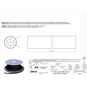 Resim 11.0mm X 19.0mm Üniversal Yakıt Hortumu Makaralı B Tipi 