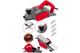 Resim Steiner Alman 4200 W Bakır Sargı Metal Şanzıman Motor Korumalı Çift Bıçaklı Planya Rende Makinesi + 4 Bıçak 