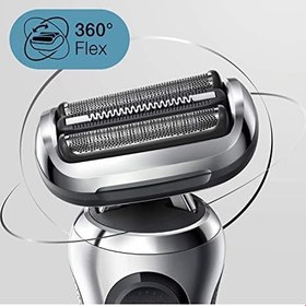 Resim BRAUN Seri 7 S7200cc Kablosuz Tıraş Makinası, AutoSense Teknoloji, 360 Flex Başlık, EasyClick, Islak&Kuru, Temizleme ve Şarj Uniteli 