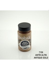 Resim Cadence Dora Hibrit Metalik Boya 90 Ml. 7150 Antik Altın 