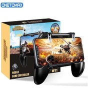 Resim Pubg Denetleyicisi İçin Cep Telefonu 3 İn 1 L1r1 Oyun Shooter Tetik Yangın Düğmesi Iphone Uyumlu Android Smartphone Gamepad Joystick 
