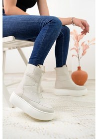 Resim Beverly Hills Polo Club 40001 Krem Kadın Sneakers Bot-krem Krem 