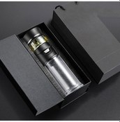 Resim Rogfer 101-500ml İzolasyon Kupası Çay Su Ayırma Çay Bardağı, Stil: Cam Siyah + Hediye Kutusu Çok Renkli 