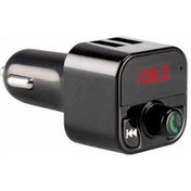 Resim Bluetooth Kablosuz Fm Verici Araç Radyo Mp3 Çalar Usb Şarj Aleti Ahizesiz Kullanım Kiti 