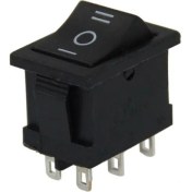 Resim Powermaster Mini Işıksız Anahtar 6p On-Off-On 6p IC-123-6 