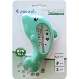 Resim Weewell WTB110 Banyo Termometresi (Yeşil) (3 ADET) 