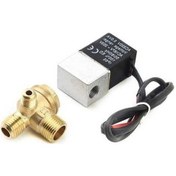 Resim Pazly Yağsız 2 Yollu Solenoid Valf Pirinç B, Dc12v, G1/4, Normalde Kapalı B 