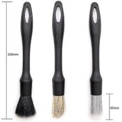 Resim Araba İç Temizliği İçin 5 Adet Süper Yumuşak Oto İç Detaylandırma Fırçası - Kaiyi 