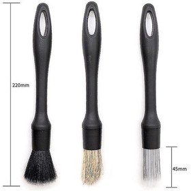 Resim Araba İç Temizliği İçin 5 Adet Süper Yumuşak Oto İç Detaylandırma Fırçası - Kaiyi 