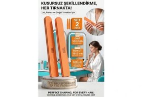 Resim Lowell Home Ieg Profesyonel Tırnak Törpüsü 2'li Set 100/180 Grit Kalıcı Oje Protez Tırnak Törpüsü 7231 