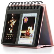 Resim Sones Takvim Stili Masaüstü Ayaklı Marka Adı Klasör Mini Masa 3 İnç 68 Fotoğraf Albümü Kitap Pembe 